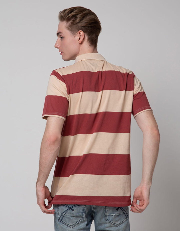 Nevada Engineering Stripe Polo Shirt Men