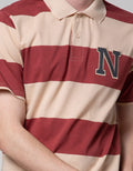Nevada Engineering Stripe Polo Shirt Men