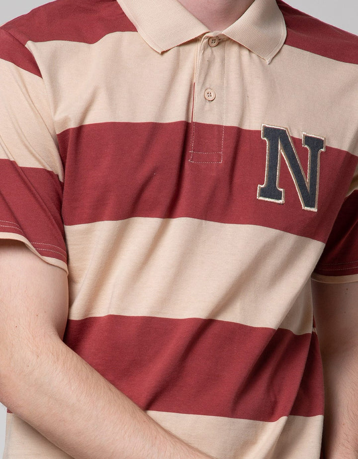 Nevada Engineering Stripe Polo Shirt Men