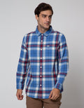 Nevada Long Sleeve Shirt Checked Flannel