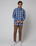 Nevada Long Sleeve Shirt Checked Flannel