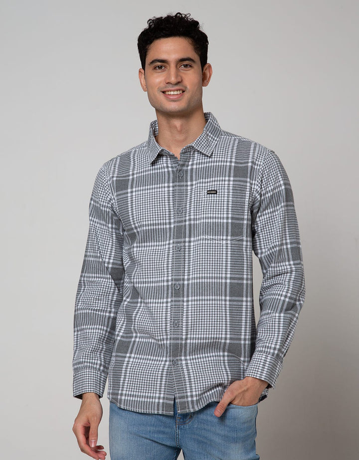 LS SHIRT CHECKED FLAT