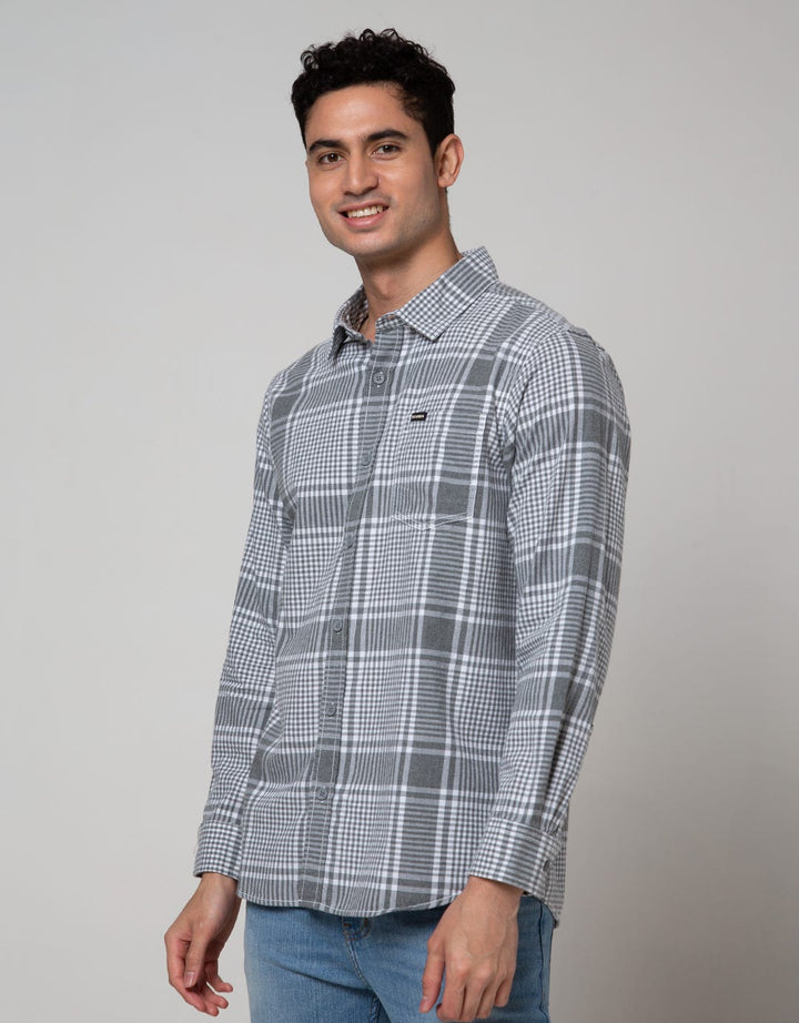 LS SHIRT CHECKED FLAT
