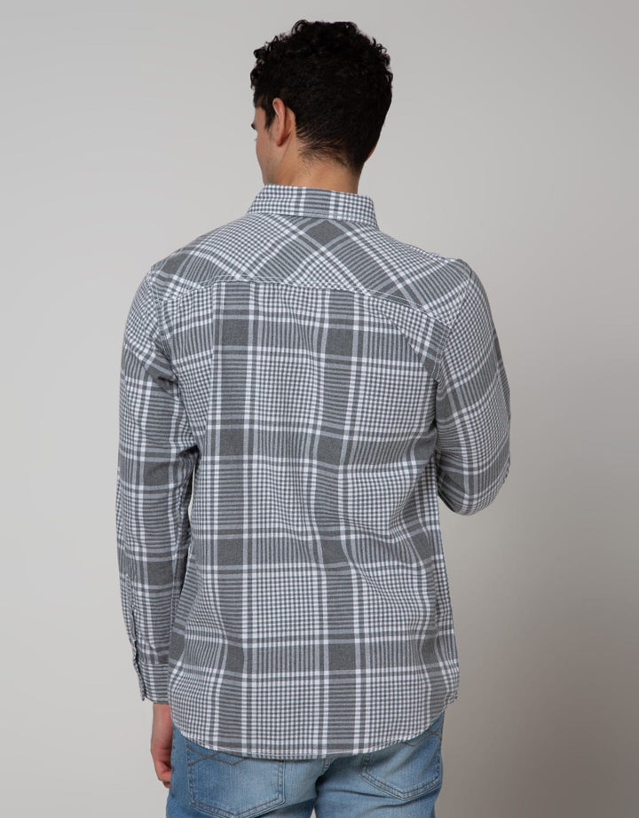 LS SHIRT CHECKED FLAT