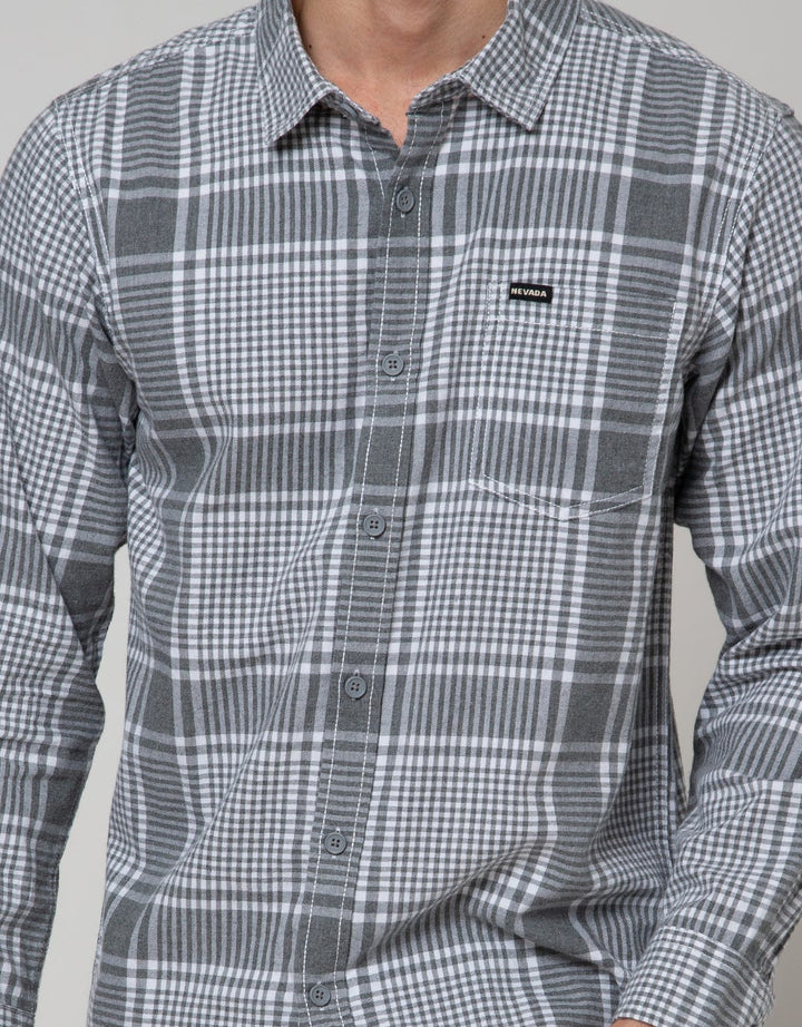 LS SHIRT CHECKED FLAT