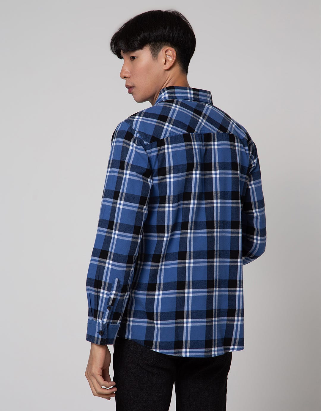 Nevada Checked Flannel Kemeja Pria