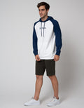 Nevada Sweatshirt Hoodie Logo Raglan