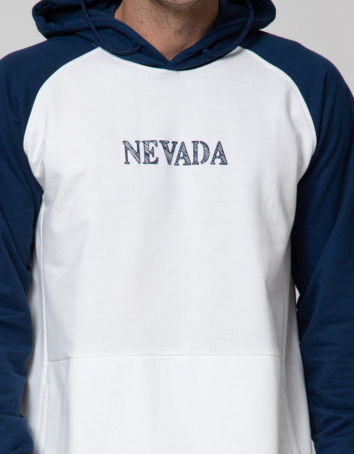 Nevada Sweatshirt Hoodie Logo Raglan