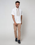 Al Mustika Baju Koko Byron Bay 5 Broken White