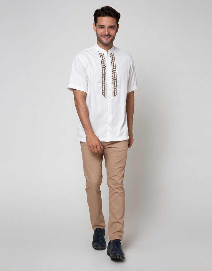 Al Mustika Baju Koko Byron Bay 5 Broken White