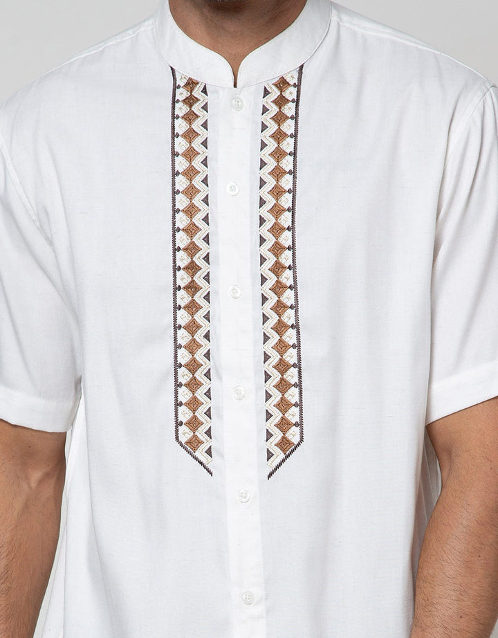 Al Mustika Baju Koko Byron Bay 5 Broken White