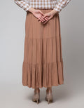 Annisa Maxi Skirt 3 Tiered Layer Rayon