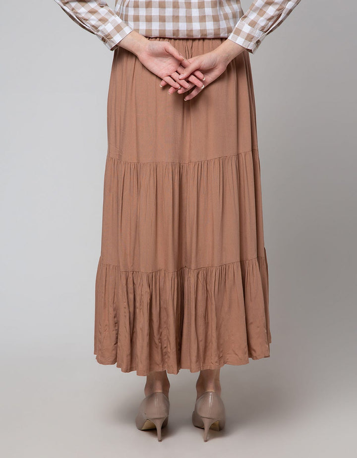 Annisa Maxi Skirt 3 Tiered Layer Rayon