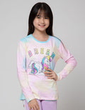 Aero Long Sleeve T-Shirt Tie Dye Unicorn Dream