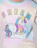 Aero Long Sleeve T-Shirt Tie Dye Unicorn Dream