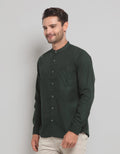 Larusso Kemeja Basic Oxford Rami Kerah Shanghai Panjang