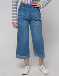 Aero Denim Long Pants Simple Embro