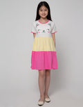 Aero Short Sleeve Midi Dress Smile Cat