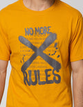 T Zone Short Sleeve T-Shirt Dynamic Letter No More Rule