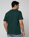 T Zone Short Sleeve T-Shirt Print Theme Dynamic Letter Brave