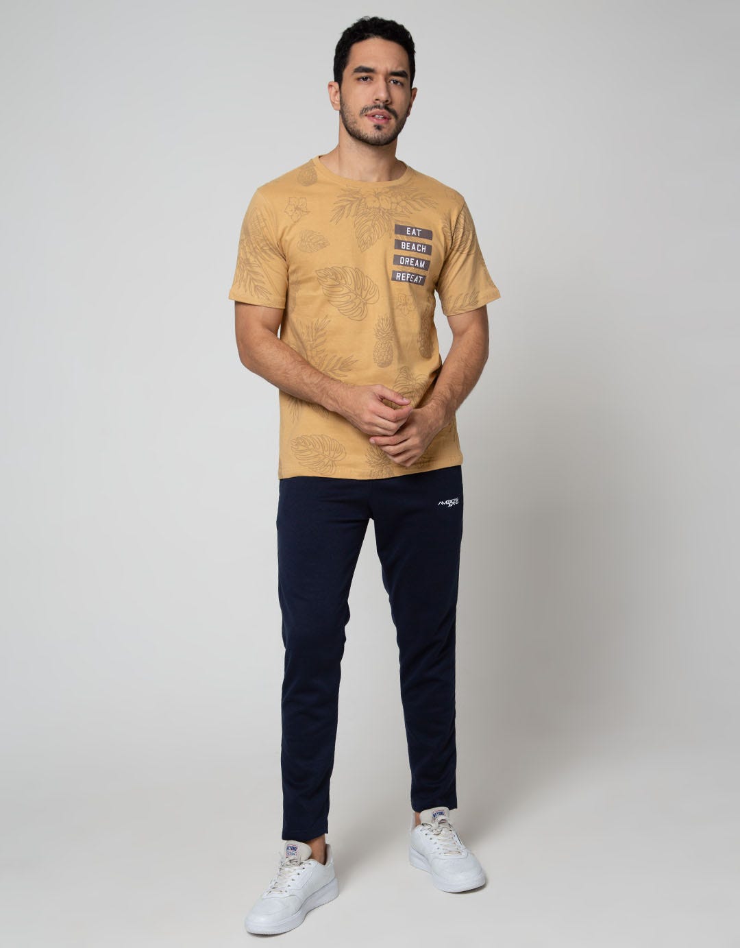 T Zone Short Sleeve T-Shirt Fullprint Theme Summertime Casual