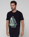 T Zone T-Shirt Big Size Print Theme Geometry Triangle
