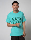 T Zone Short Sleeve T-Shirt Big Size Print Theme Statement - Easy