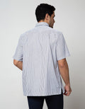Stanley Adams Short Sleeve Shirt Stripes Regular