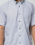 Stanley Adams Short Sleeve Shirt Stripes Regular