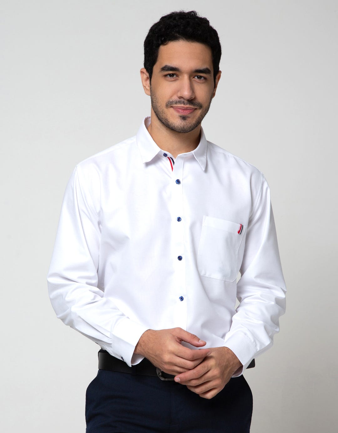 Stanley Adams Long Sleeve Shirt Texture Regular