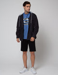 Nevada Long Sleeve Shirt Checked Twill Hoodie