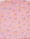 Pipiniko Top - Bottom Set Piyama Girls Full Print Brainbow