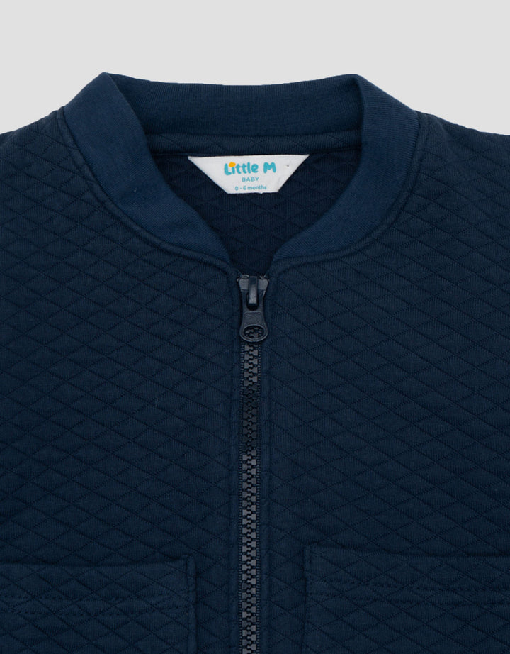 Little M Jakket Bomber Quilting Bayi