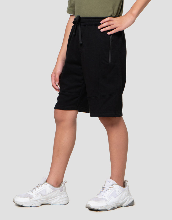 Nevada French Terry Zipper Celana Pendek Anak Laki-laki