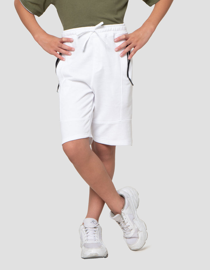 Nevada French Terry Zipper Celana Pendek Anak Laki-laki