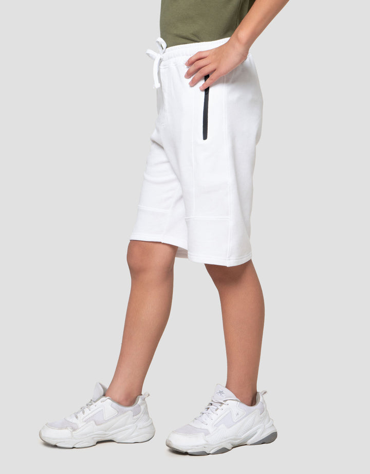 Nevada French Terry Zipper Celana Pendek Anak Laki-laki