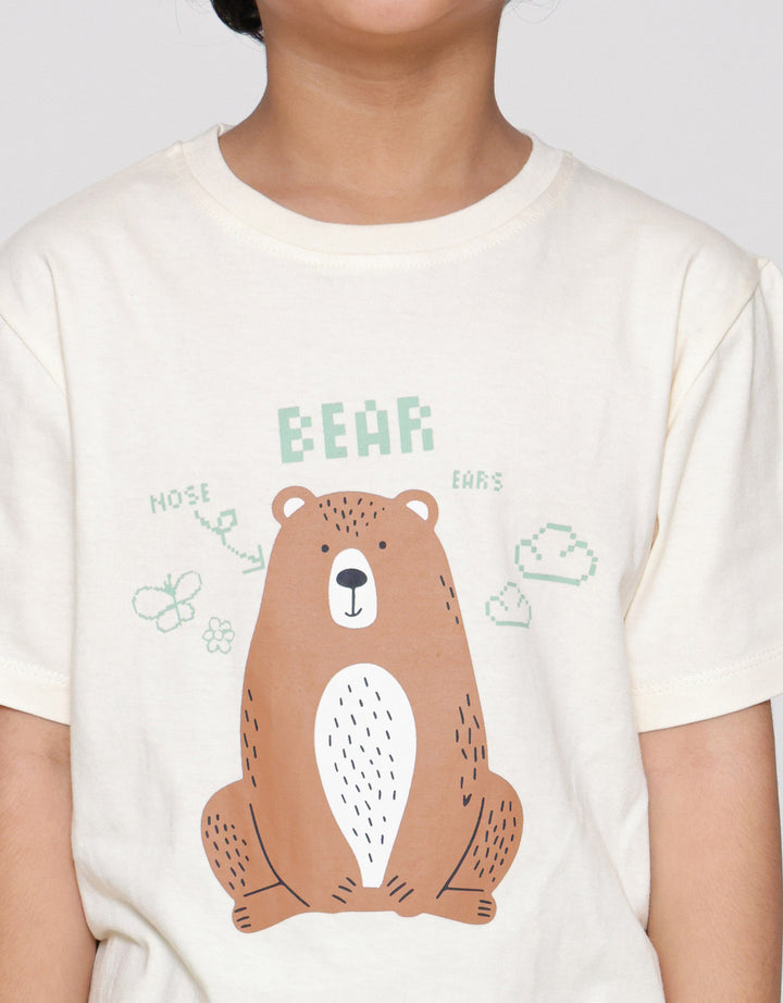 Little M Bear Ears Hand Legs Pakaian Setelan Anak Laki-laki