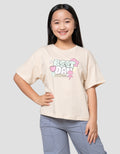 Nevada Grafiti Wording Best Day Kaos Anak Perempuan