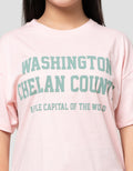 Nevada City Of Fruit Apple Kaos Anak Perempuan