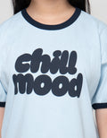 Nevada Ringer Cute Word Mood Kaos Anak Perempuan