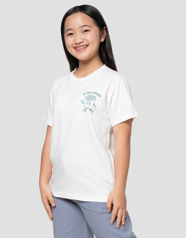 Nevada Sablon Food Depan Blkg 1 Kaos Anak Perempuan