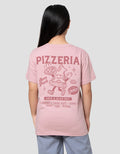 Nevada Sablon Food Depan Blkg Pizzeria Kaos Anak Perempuan