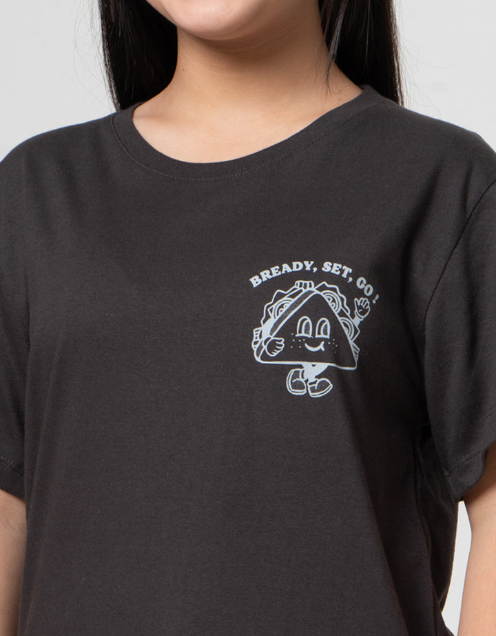 Nevada Sablon Food Depan Blkg Sandwich Kaos Anak Perempuan