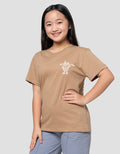 Nevada Sablon Food Depan Blkg Bubble Tea Kaos Anak Perempuan