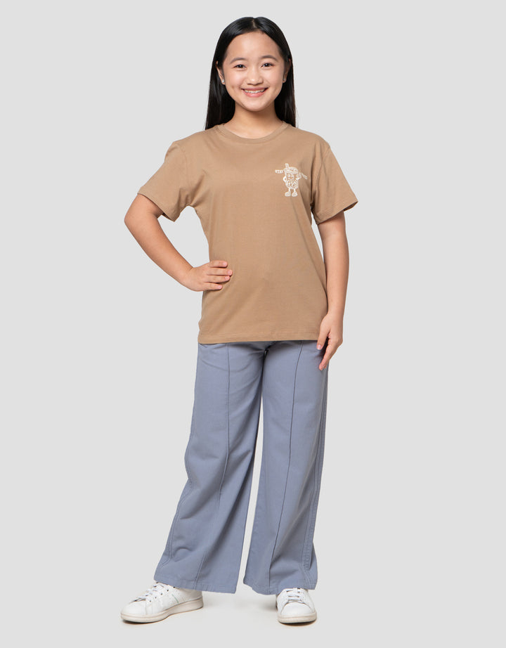 Nevada Sablon Food Depan Blkg Bubble Tea Kaos Anak Perempuan