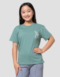 Nevada Sablon Food Depan Blkg Flip Burger Kaos Anak Perempuan