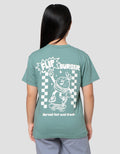 Nevada Sablon Food Depan Blkg Flip Burger Kaos Anak Perempuan