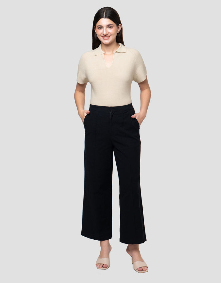 Connexion Blend Straight Front Cut N Sew Celana Panjang Wanita