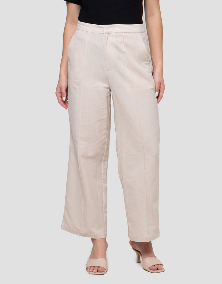 Connexion Blend Straight Front Cut N Sew Celana Panjang Wanita