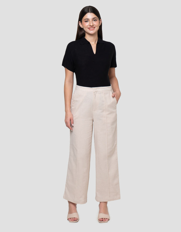 Connexion Blend Straight Front Cut N Sew Celana Panjang Wanita